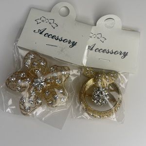 Gold & silver brooches/pin
